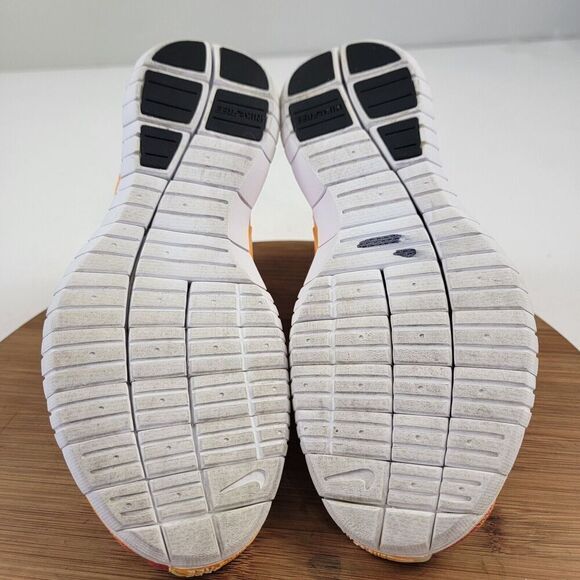 Nike Flyknit Chukka Womens Size 6 Mid Running Shoes Orange 639699-800 Lace‎ Up - Picture 11 of 15